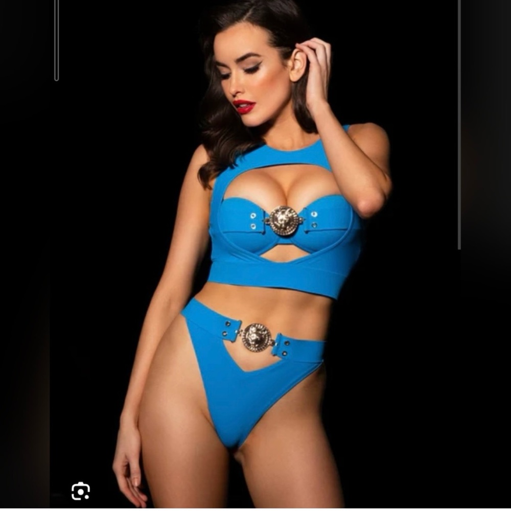NWT Honey Birdette Brooklyn set…all 3 pieces. 34DDD and bottom is a medium.